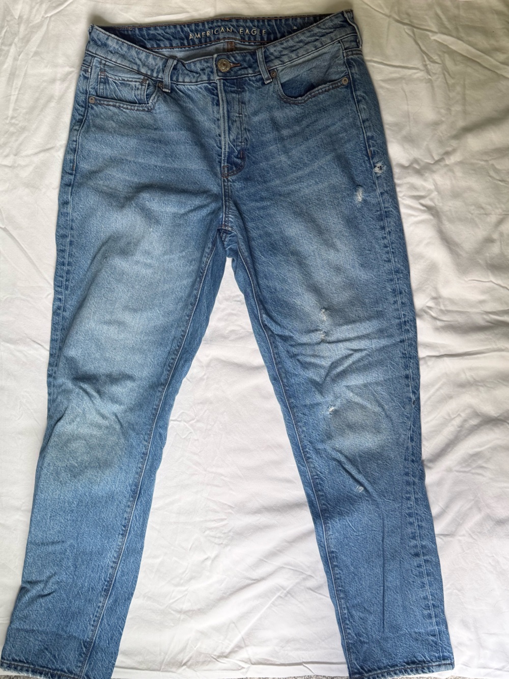 American Eagle Outfitters Women's Boot Cut Jeans - Light Blue Wash